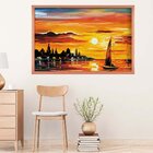 Quadro Com Moldura Resplendor Do Sol