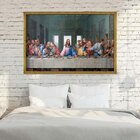 Quadro Com Moldura Santa Ceia