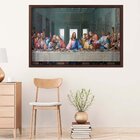 Quadro Com Moldura Santa Ceia