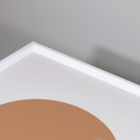 Quadro Com Moldura Triângulo E Círculo