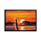 Quadro Com Moldura Veleiro