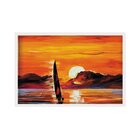 Quadro Com Moldura Veleiro