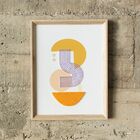 Quadro Com Textura Abstract