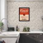 Quadro Comida Boa Aquece O Corpo E A Alma 45x34cm - Com Vidro