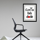 Quadro Contabilidade - 60x48cm Moldura:madeira Branca