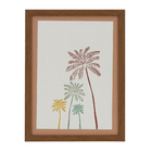 Quadro Contemporâneo Marrom 40x30cm