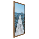 Quadro Contemporâneo Marrom 70x50cm