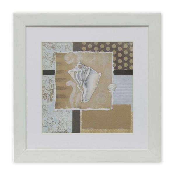 Quadro Copa & Cozinha Iv Kapos Branco 23x23cm