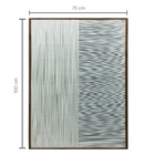 Quadro Corda Taj Bege 75x100cm