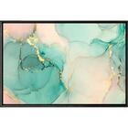 Quadro Corte Marmore Abstrato 70x50 - Casa Da Moldura