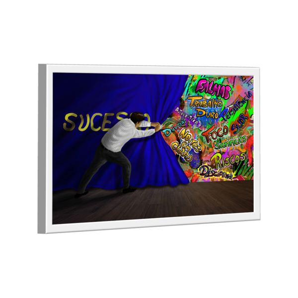 Quadro Cortina Do Sucesso -- Br Artes
