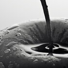 Quadro Cozinha Prata com Vidro 50x70cm Arte Própria