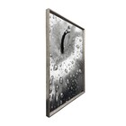 Quadro Cozinha Prata com Vidro 50x70cm Arte Própria