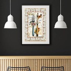 Quadro Cozinha Vintage - 60x48cm Moldura:madeira Branca