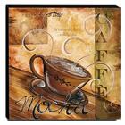 Quadro Cozinha Vintage Café Mocha Canvas 30x30cm-coz98