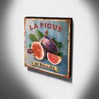 Quadro Cozinha Vintage Figo Canvas 30x30cm-coz72