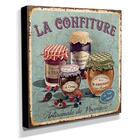 Quadro Cozinha Vintage Geléia Canvas 30x30cm-coz64