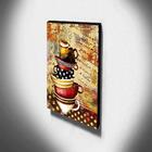 Quadro Cozinha Vintage Xícaras Canvas 40x30cm-coz133