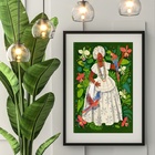 Quadro Cultura Baiana - 60x48cm Moldura:madeira Branca