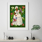 Quadro Cultura Baiana - 60x48cm Moldura:madeira Branca