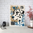 Quadro Dálmata - Berlin Dog Show Poster 33x24cm Moldura Branca