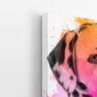 Quadro Dálmata Cachorro Colorido Aquarela Canvas 30x40cm