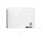 Quadro de Aviso Caderno Branco 42x59cm