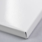 Quadro de Aviso para Escrever Básico Branco 73x43cm