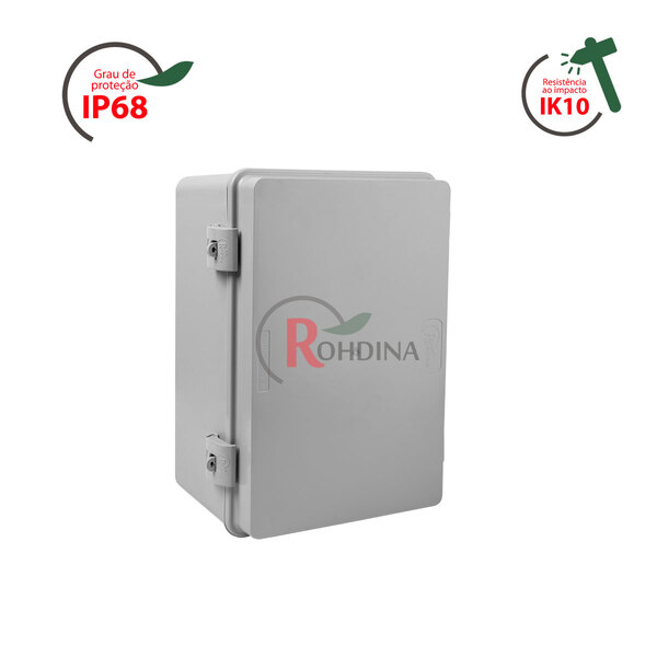 Quadro De Comando Rohdbox 300x200x150 Cinza T.opaca Ip68 - Ro