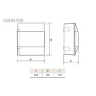 Quadro De Distribuição De Sobrepor Para 12 Disjuntores Legrand