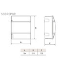 Quadro De Distribuição Sobrepor Para 4 Disjuntores Legrand