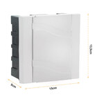 Quadro De Distribuição Thompson 4 Din/3 Nema Tampa Branca