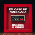 Quadro De Emergência Nostalgia 8 Bits