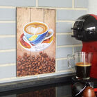 Quadro De Madeira Decorativo Frases Café 20x30cm Mod5