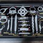 Quadro De Nós Náutico Simples Fundo Preto