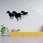 Quadro De Parede Árvore Em Mdf - Cavalos