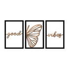 Quadro De Parede Decoração Animal Borboleta Goodvibes Bronze