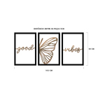 Quadro De Parede Decoração Animal Borboleta Goodvibes Bronze
