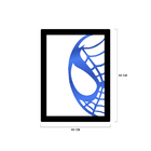 Quadro De Parede Decoração Herói Homem Aranha Azul 50x40cm