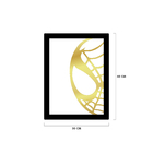 Quadro De Parede Decoração Herói Homem Aranha Dourado 40x30cm