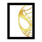 Quadro De Parede Decoração Herói Homem Aranha Dourado 50x40cm