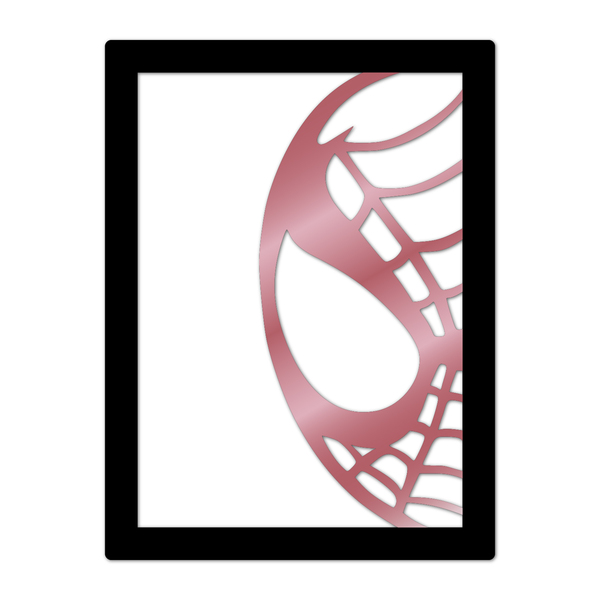 Quadro De Parede Decoração Herói Homem Aranha Rose 60x50cm