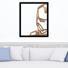 Quadro De Parede Decoração Herói Homem De Ferro Bronze 40x30cm