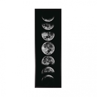 Quadro De Parede Decorativo Em Canvas Fases Da Lua 35x105x4 C