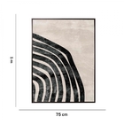 Quadro De Parede Decorativo Em Canvas Ondas 100x75x4 Cm - D'r