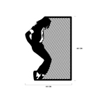 Quadro De Parede Decorativo Musica Michael Jackson 60x43cm