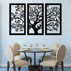 Quadro De Parede Decorativo Natureza Árvore Mdf 6mm 60x94cm