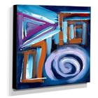 Quadro De Pintura Abstrato 30x30cm-1592