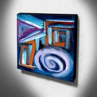 Quadro De Pintura Abstrato 30x30cm-1592