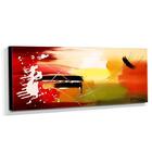 Quadro De Pintura Abstrato 40x105cm-1558